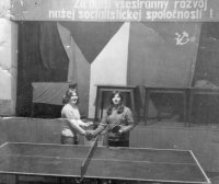 pingpong sa hrával v kultúrnom dome - rok 1967